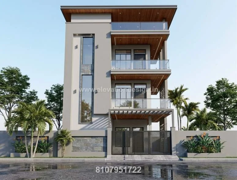 simple double floor front design 20 ft