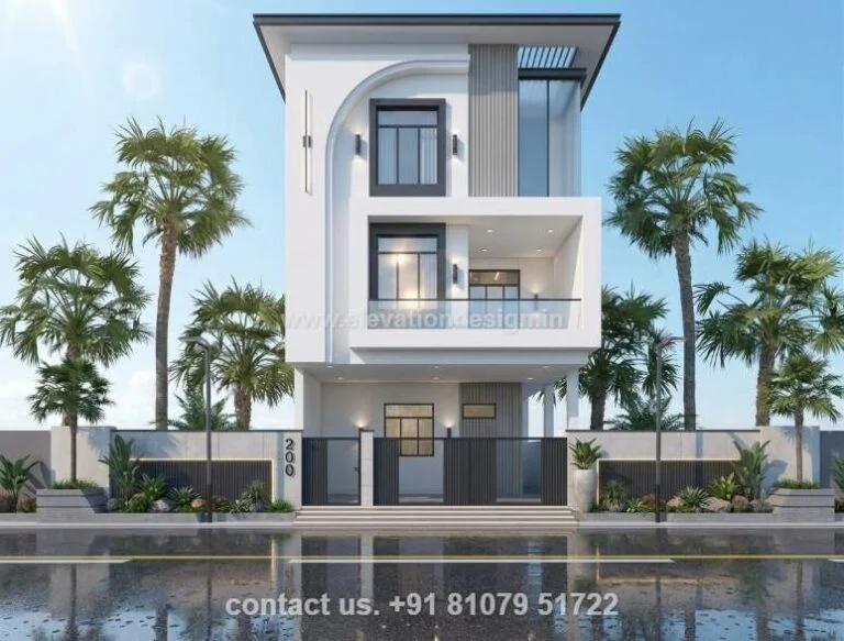 Indian exterior design 37 ft