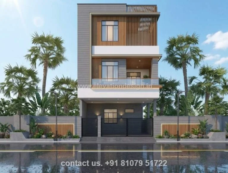 G+2 elevation design 29 ft
