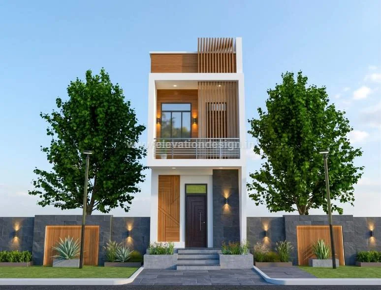 front side elevation 14 ft