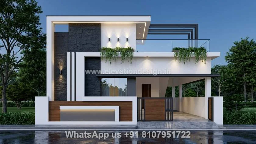 1 Floor House Design In Village