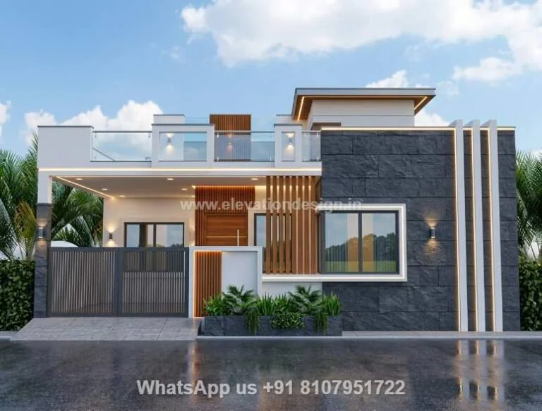 1 Floor Modern House Design In Village