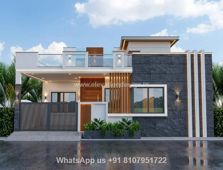 1 Floor Modern House Design In Village