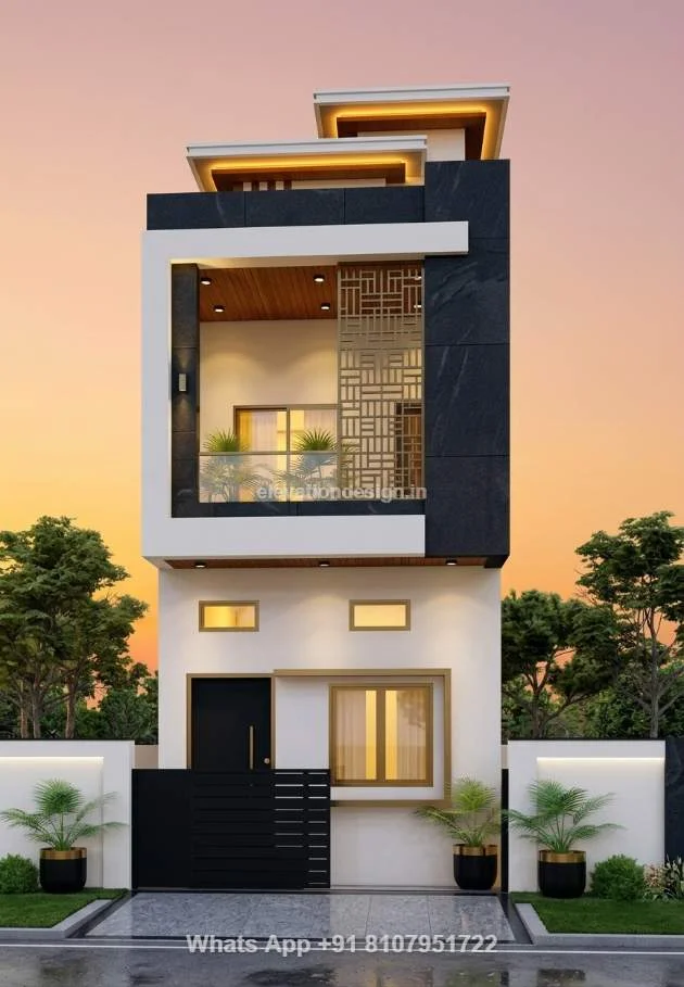 13 Ft Modern Elevation Design