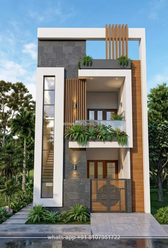 18×40 Ft Front Elevation