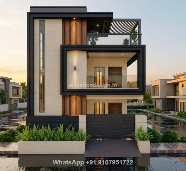 27 Ft House Elevation Design