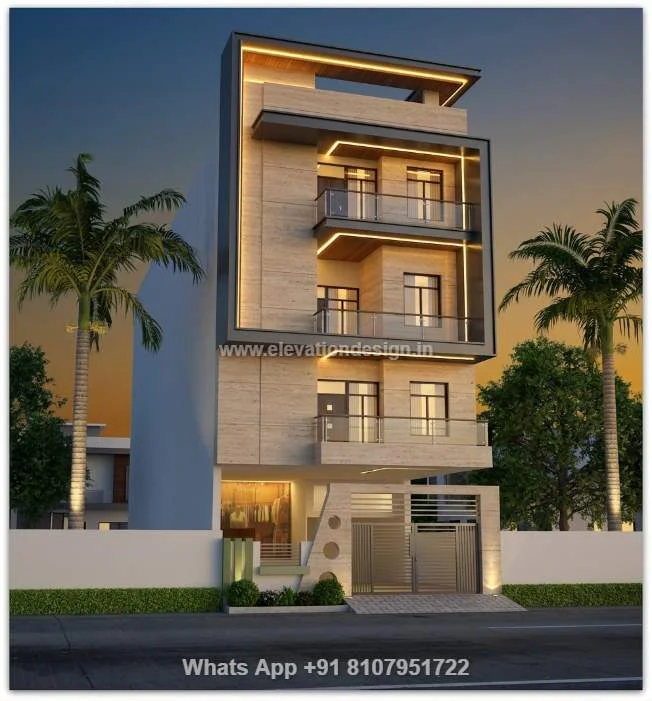 28 Feet Front Elevation Design