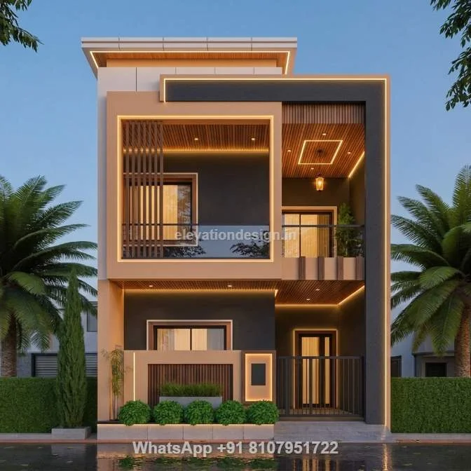 28 Ft Small House Front Design