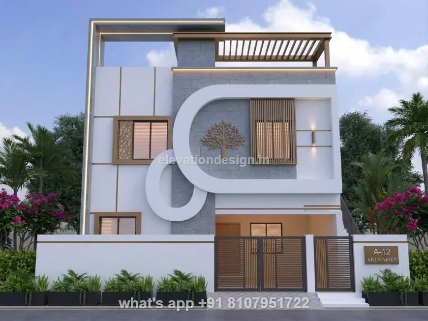 29 Ft House Front Elevation Design 2 Floors