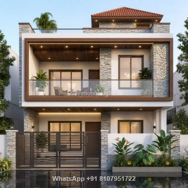 29 Ft Small Home Front Elevation Design