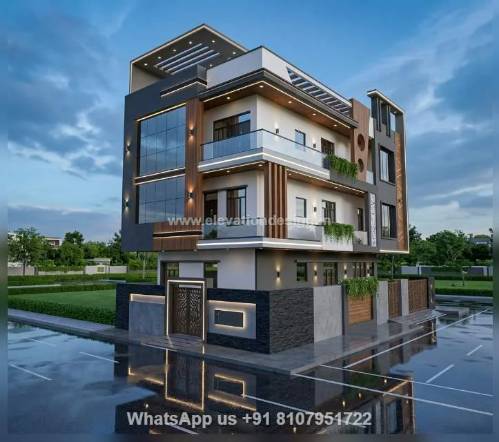 3 Floor House Front Elevation Photos