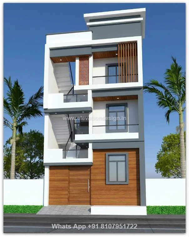 3 Floor House Front Elevation Designs