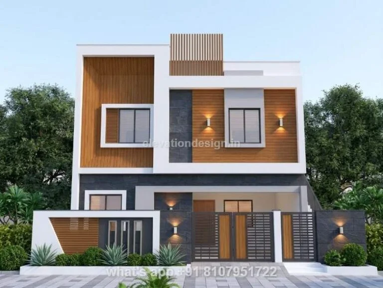 30 Ft House Front Elevation Design 2 Floors