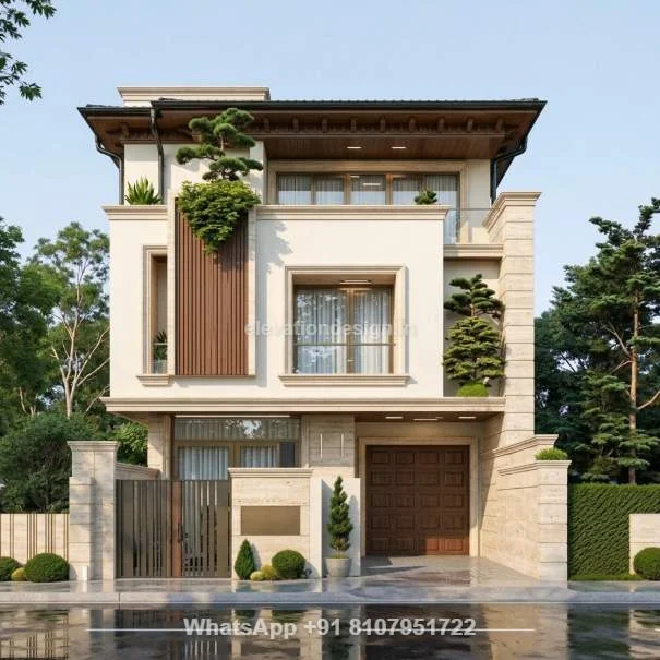 33 Ft Simple House Front Design
