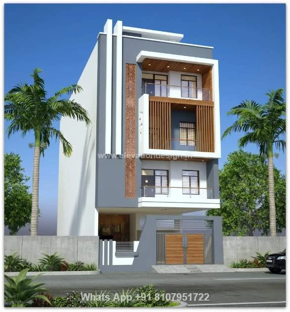 4 Floor House Front Design