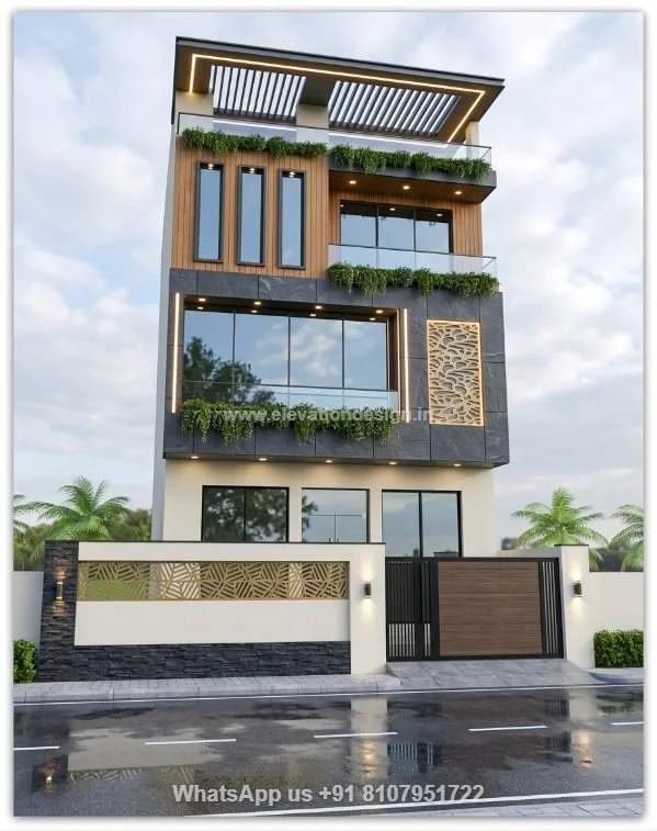 Commercial Building Elevation Design