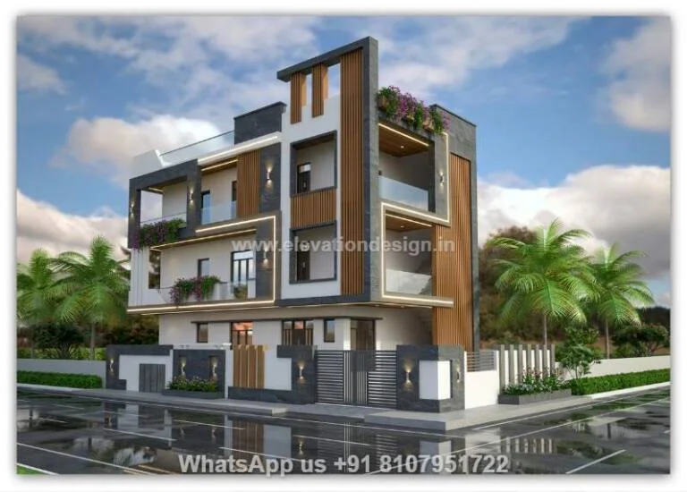 Exterior Elevation House Simple