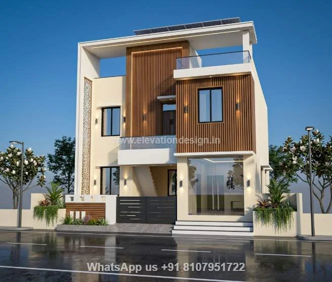 Front Elevation House Simple 2 Floor