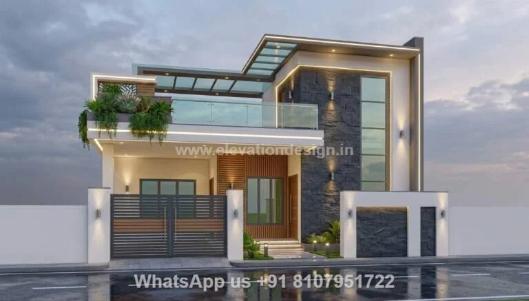 Ground Floor House Front Design Village