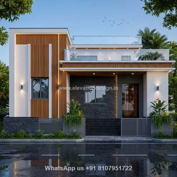 Home Single Floor Indian Style