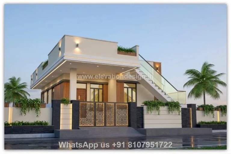 Indian House Elevation Simple