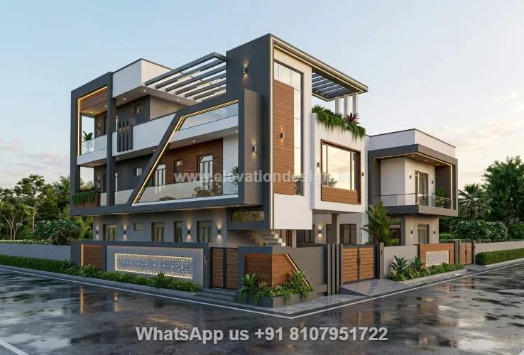 Modern House Elevation India
