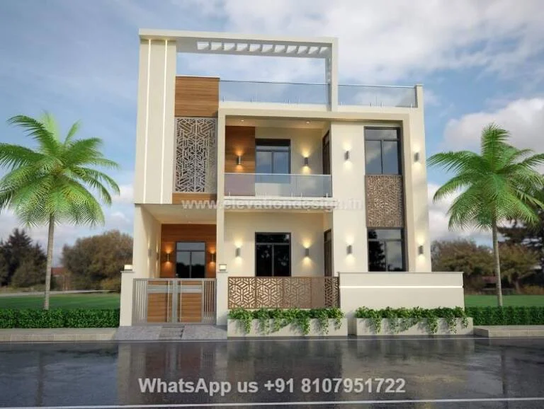 Simple Ground And First Floor Elevation Photos