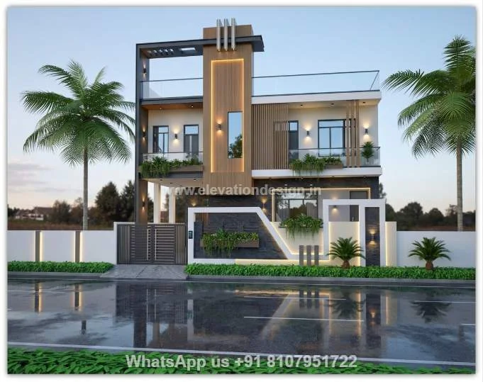 Simple House Elevation Architecture