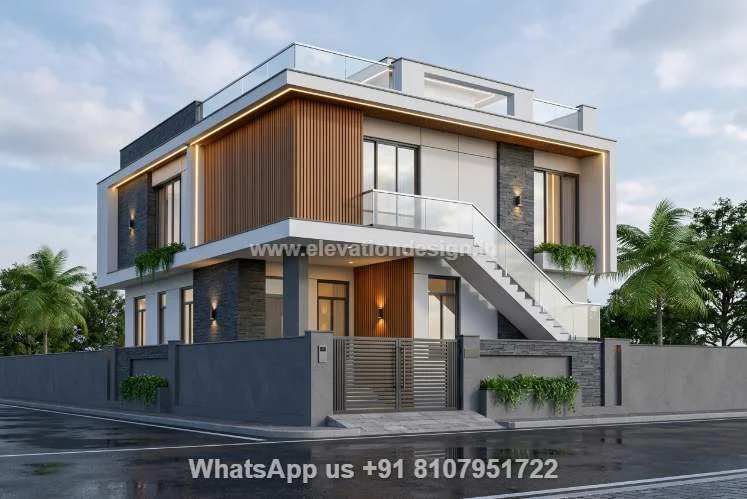 Simple House Elevation Design For 2 Floors