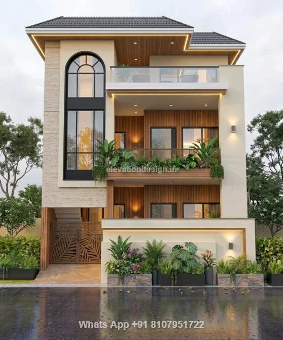 Double Floor Elevation Design For Single Floor