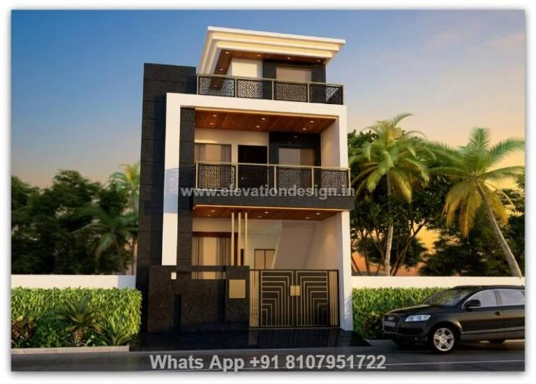 Double Floor Front Elevation Design