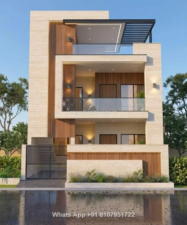 Double Floor Home Design For Front