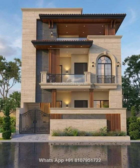 Double Floor Home Elevation Design