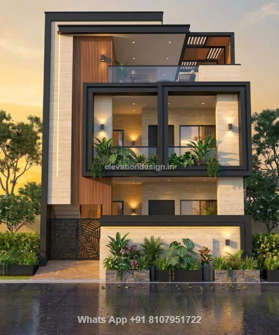 Double Floor House Elevation Design