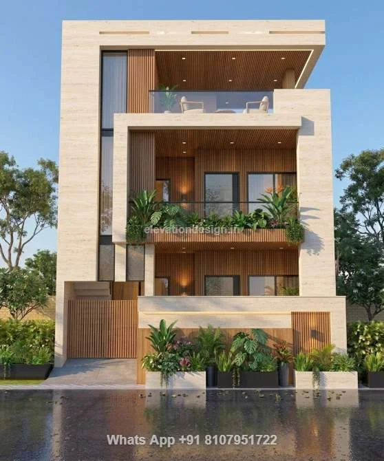 Double Floor House For Front Design