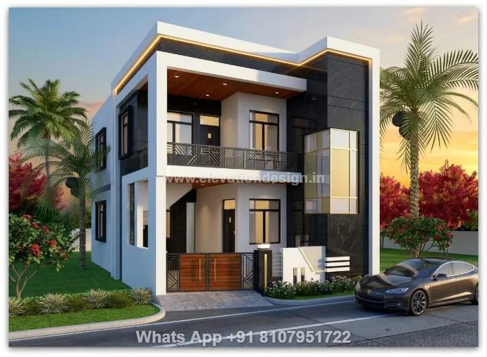 Duplex Front Elevation Design