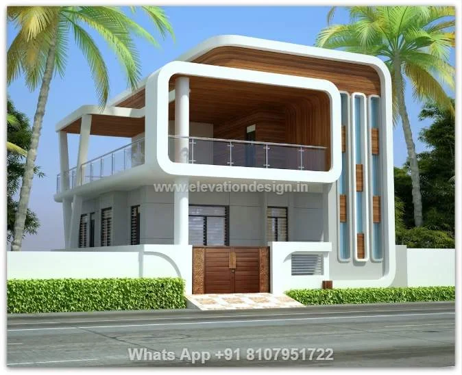 Duplex House Elevation South Facing