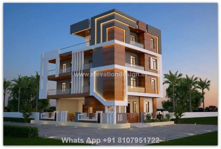 Elevation Design Corner House