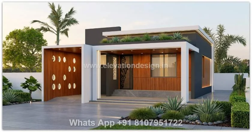 Elevation Design For 1 Floor Building