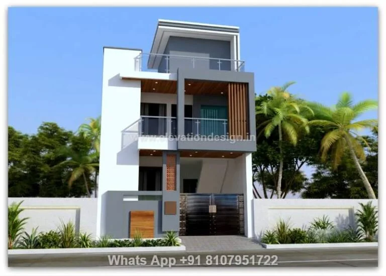 Elevation Design For 2 Floor House