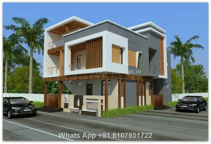 Elevation Designs For 2 Floors Building 30x40