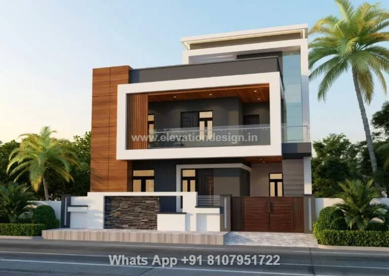 Elevation Of 2 Floor House