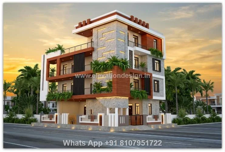 Front Design Of House With Balcony