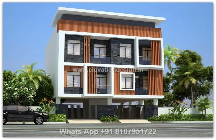 Front Elevation Designs For G+2 House