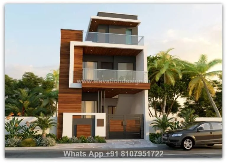 Front Elevation Paint Design 2 Floor