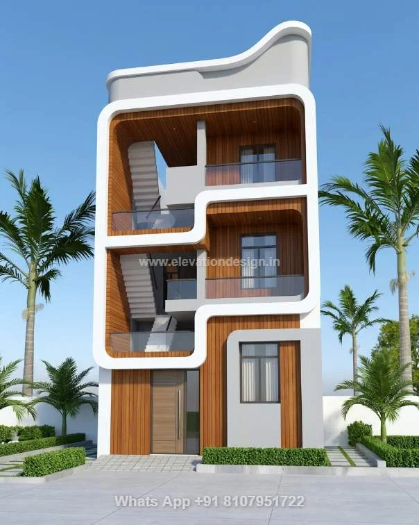Front Elevation With Tiles