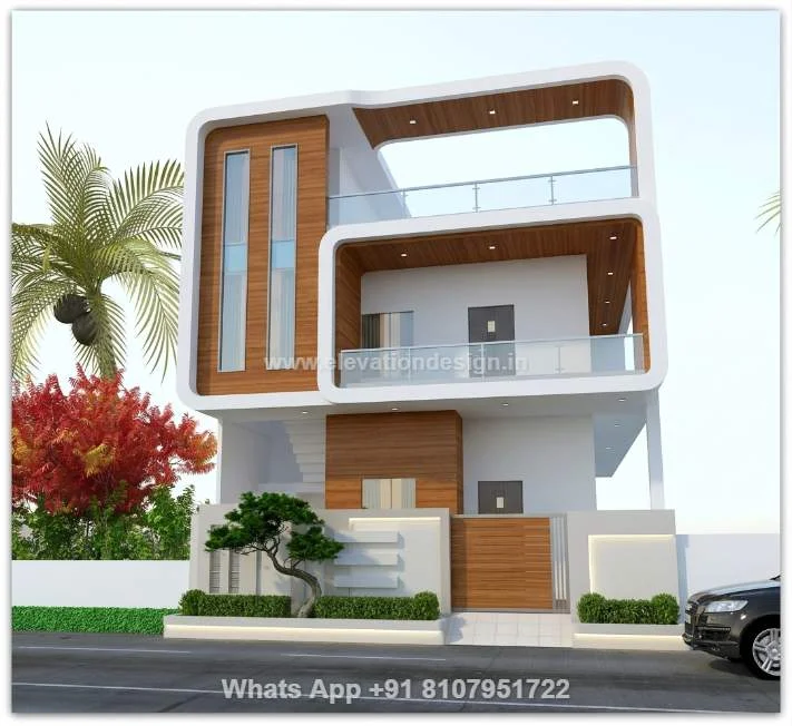 Front Wall Home Design Double Story