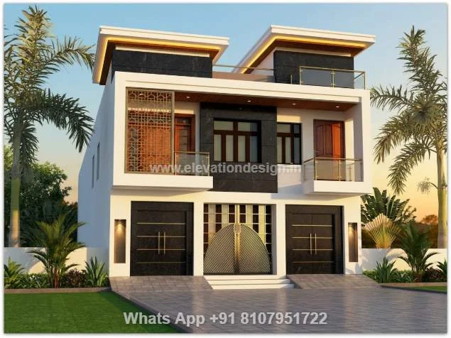 Ghar Ka Front Ka Design 2 Floor