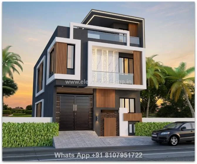 Home Elevation Design Double Floor