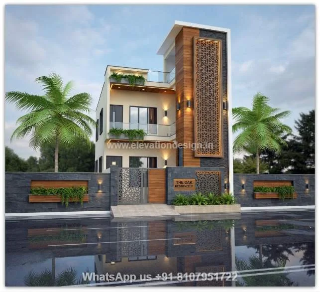 House Elevation For 2 Floors